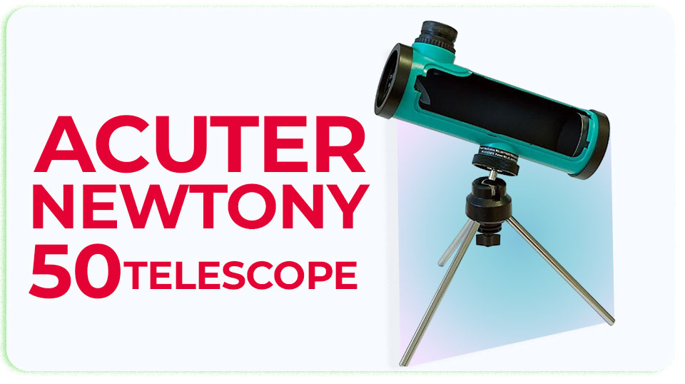 تلسکوپ بازتابی 50 میلی‌متری اکیوتر با سه پایه عکاسی ویفینگ