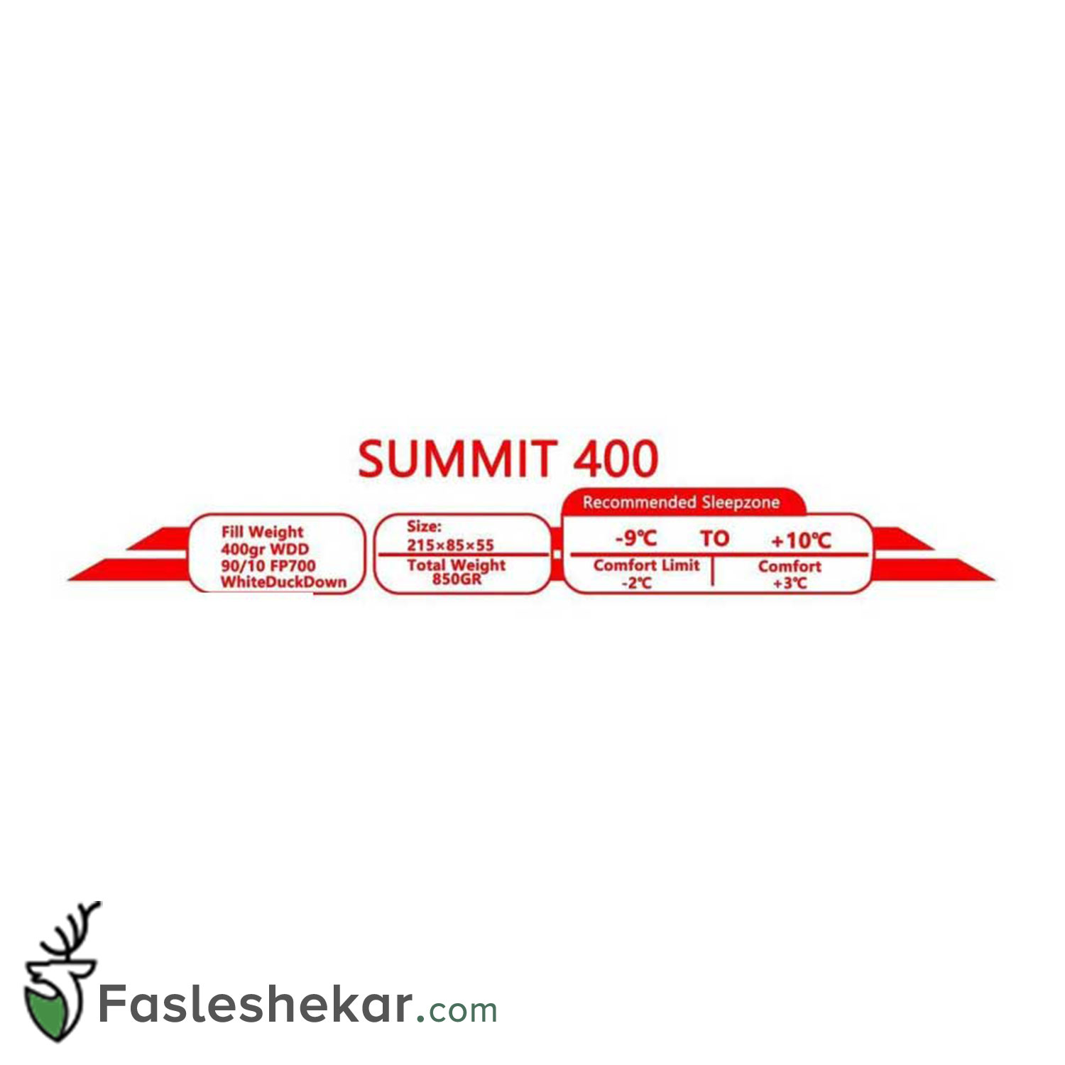 کیسه خواب جیلو مدل 400 summit