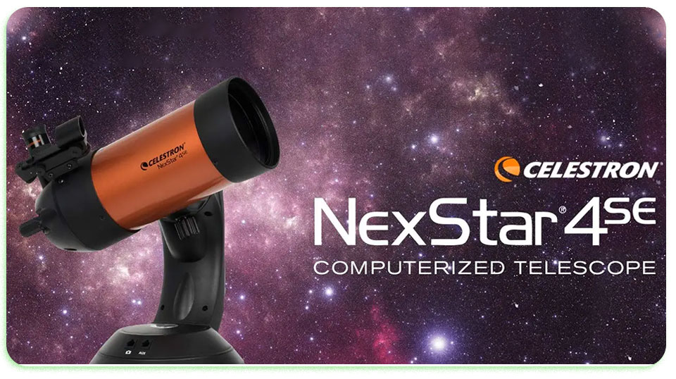 تلسکوپ 4 اینچی کامپیوتری سلسترون مدل Nexstar 4SE